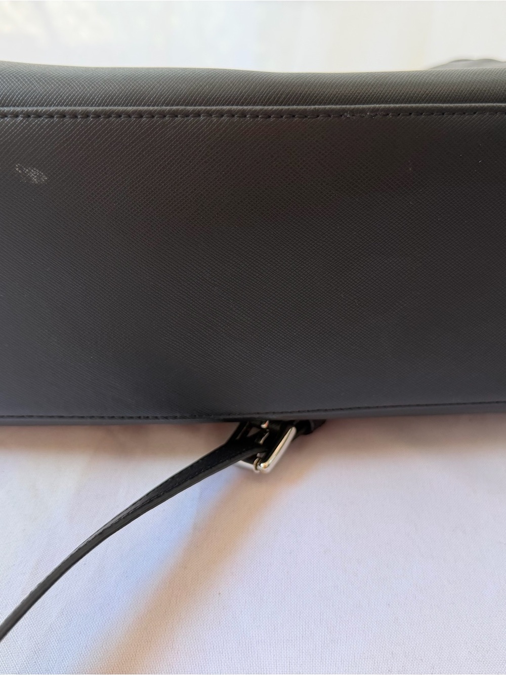 Coach Peyton Leather Nancy Satchel Crossbody Black Bag F31403 - Picture 7 of 9